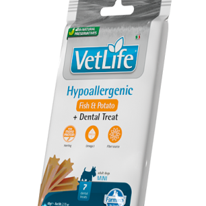 TREAT VET LIFE NAT DOG HYPO FISH & POTATO ADULT MINI GR 60
