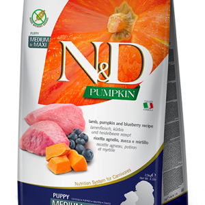 N&D PUMPKIN DOG LB & BB PUPPY MED/MAXI 12 KG