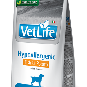 VET LIFE DOG HYPO FISH & POTATO 12 KG