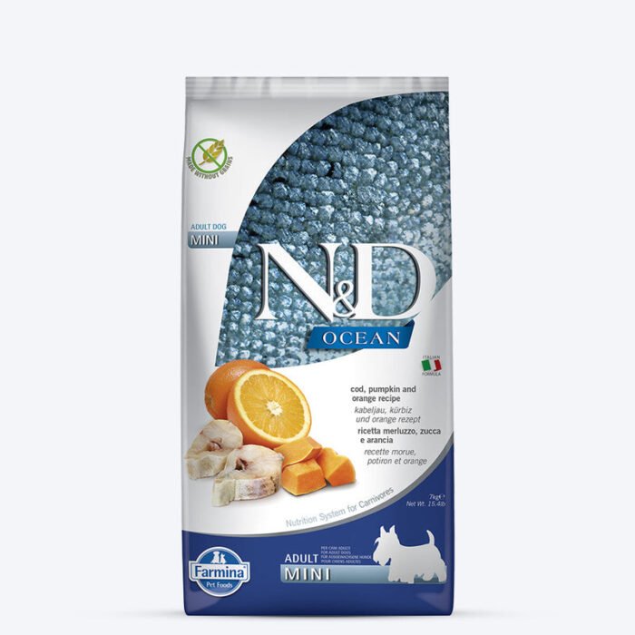 FarminaN_DPumpkinCodfish_OrangeGrainFreeAdultMiniBreedDryDogFood-2.jpg