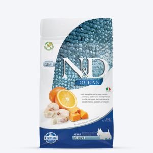 N&D OCEAN DOG PKN CODFISH & ORA ADULT MINI 800 GM