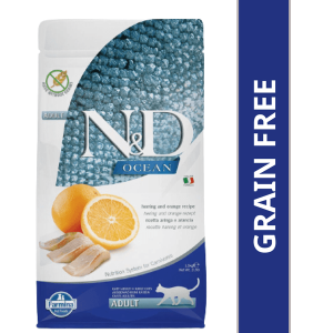 N&D OCEAN CAT HERRING & ORANGE 1.5 KG