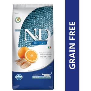 N&D OCEAN CAT HERRING & ORANGE 5 KG